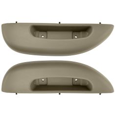 96-02 Chevy Express, GMC Savana Van Front Door Panel Mounted Neutral Armrest/ Pull Handle Pair