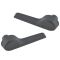 07-14 Escalade ESV, Sub, Yukon XL; 07-13 Avlnche, Esclade EXT Frt Seat Ebony Recliner Handle Pair
