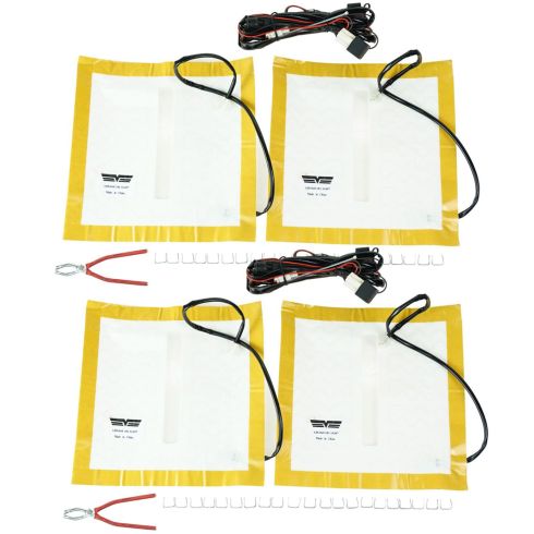 Single Bucket Seat (Upper & Lower Cushion) Deluxe Heater Kit w/Lighted HI-LO Switch Pair  (Dorman)