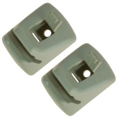 00-04 Ford Focus; 05-07 Focus Hatchback Parchment Sunvisor Retainer Clip Pair (Ford)