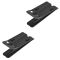 07-13 Silverado, Sierra 1500, Hybrid Crew Cab Rear Seat Back Plastic Frame Bumper Pair  (GM)