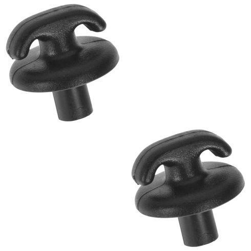 00-05 Bck; 98-14 Cdy; 97-15 Chv; 97-04 Olds; 99-05 Pntiac; 07-10 Aura Rear Crgo Net Ret Hook Pair GM