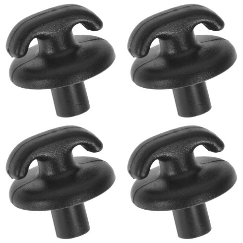 Buick, Cady, Chvy, Olds, Saturn, Pontiac Multifit Rear Crgo Net Ret Hook Set of 4 (GM)