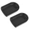 07-10 Jeep Wrangler Dashboard Mounted Grab Handle Slate Gray End Plug Cover Pair(Mopar)