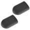 07-10 Jeep Wrangler Dashboard Mounted Grab Handle Slate Gray End Plug Cover Pair(Mopar)