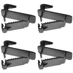 05-14 Chryslr, Ddge, Jeep, Ram Multfit Frnt Flr Mat or Carpet Retainer Clip Hook Set of 4(Mpr)