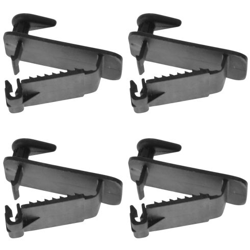 05-14 Chryslr, Ddge, Jeep, Ram Multfit Frnt Flr Mat or Carpet Retainer Clip Hook Set of 4(Mpr)