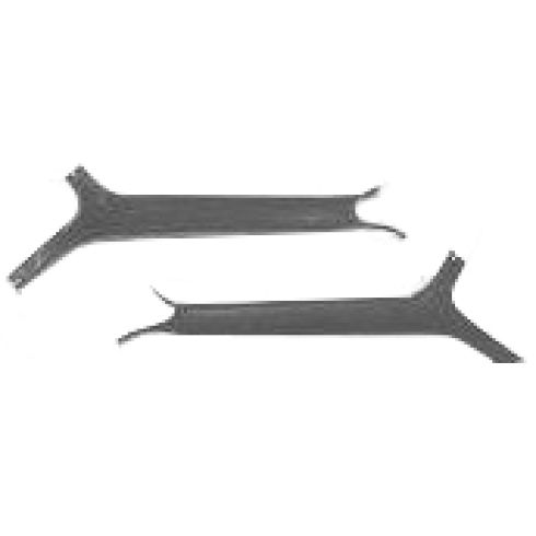 1970-74 Dodge Challenger A-pillar interior Covers Black