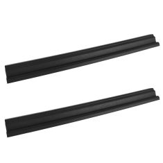 97-06 Jeep Wrangler Front Door Black Sill Plate PAIR