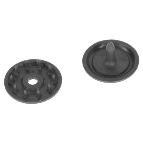 OEM Toyota Seat Belt Buckle Stopper Repair Kit - Gray (Dark) Part #73219-02020