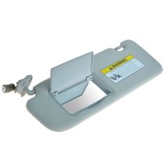 06 (from 10/11/05)-08 (to 1/31/08) Sonata (w/Sunroof) Lighted w/Mirror Gray Sun Visor LH (Hyundai)