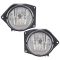 06-10 Hummer H3 09-10 H3T Fog Light w/o Bulb Shield (2nd Design) PAIR
