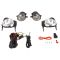 11-13 Toyota Corolla Add-on Clear Lens Fog Light Pair w/ Installation Kit