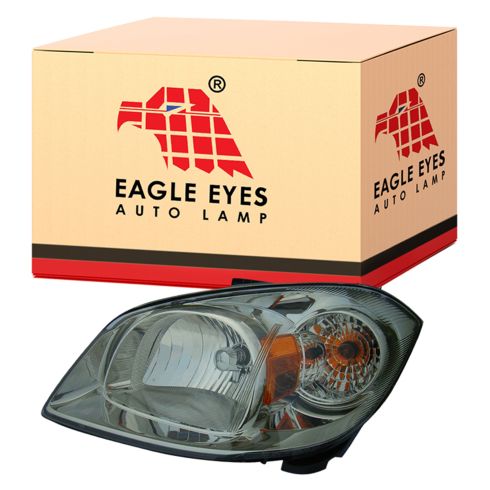 05-10 Chevy Cobalt; 07-09 Pontiac G5 Headlight (w/Smoked Lens, Amber Bulb, Clear Pckt) LH