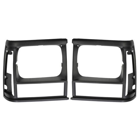 91-96 Jeep Cherokee Blk HL Bezel PAIR