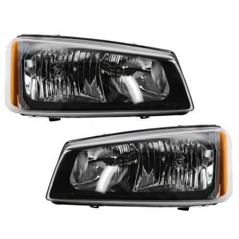 05-07 Chevy GMC Silverado Sierra Headlight Pair