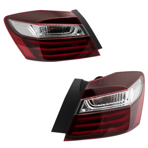 16-17 Honda Accord Sedan Outer Tail Light Pair