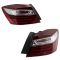 16-17 Honda Accord Sedan Outer Tail Light Pair
