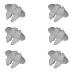 10-15 Lexus ES, GS, GX, HS; 00-15 Toyota Multifit Headlight Mounting Grommet/Nut Set of 6(Toyota)