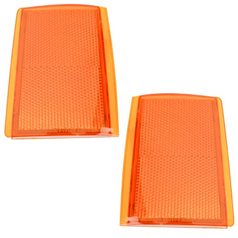 88-93 Chevy Truck SUV w.Comp Light Grille Mtd Upper Side Marker PAIR