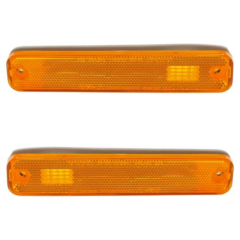 78-79 Bronco; 75-91 E150-E350; 73-79 F100, F250, F350; 75-79 F150 Front Side Marker Light PAIR