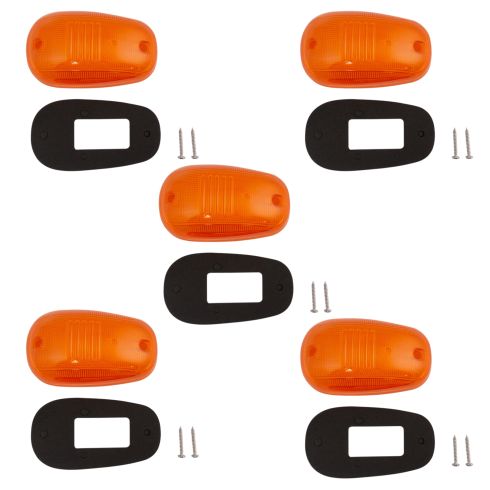 03-09 Dodge Ram Truck Amber Cab Running Light Set of 5 (Dorman)