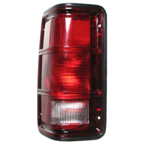 1988-93 Dodge Pickup Ramcharger Tail Light with Black Bezel LH