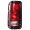 1988-93 Dodge Pickup Ramcharger Tail Light with Black Bezel LH