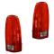1988-01 GM Trucks Tail Light w/o conn Pair
