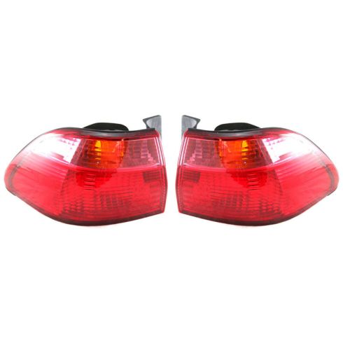 1998-00 Honda Accord Sedan 1/4 Mounted Tail Light Pair