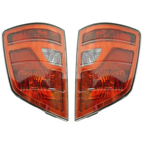 09-11 Honda Ridgeline; 12-14 Ridgeline (w/o Black Accent) Taillight LH RH Pair