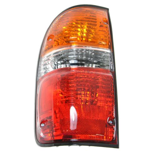 Pair Of Red/Black Tail Lights For 2001-2004 Toyota Tacoma - Left & Right Side, Direct OEM Replacement, 3-Month Warranty