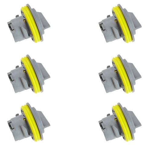 96-00 Chrysler Mini Van; 99-04 Grand Cherokee; 02-07 Liberty Taillight Socket (Set of 6) (Mopar)