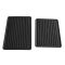 13-14 Toyota Sienna Black Rubber Floor Mat Set (8 Piece) (Toyota)