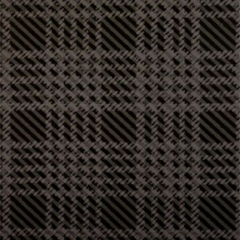 1965-66 Plymouth Fury Trunk Mat - 01V Gray Plaid Vinyl