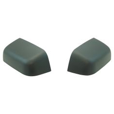 15-17 Ford F150 (w/AM Performance Type Tow Mirror w/Round Corner Cap) Clip in Textured Mirror Cap PR