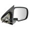 99-02 Sierra Power Mirror Blk w/Gloss Blk Cap RH