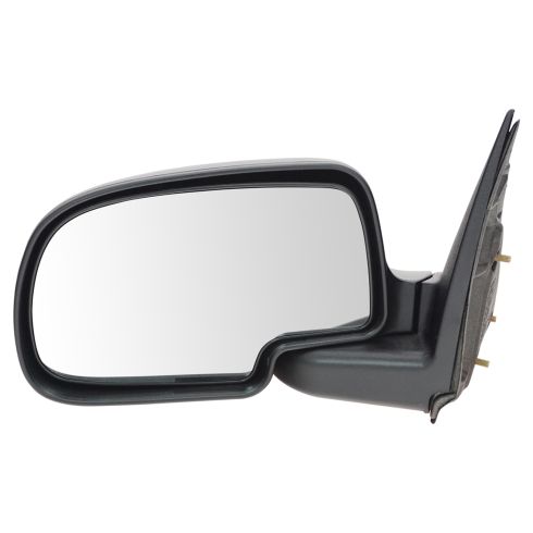 99-07 GM PU Truck Manual Mirror Textured Blk LH