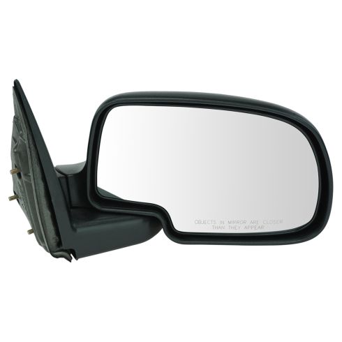 99-07 GM PU Truck Manual Mirror Textured Blk RH