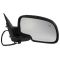 1999-03 Silverado Sierra Tahoe Yukon Black with Black Cover Power Heated Mirror RH