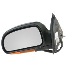 2002-07 GM Isuzu Mid Size SUV Pwr Htd Mirror Man Fold w/Amber Turn Sig Cvr LH