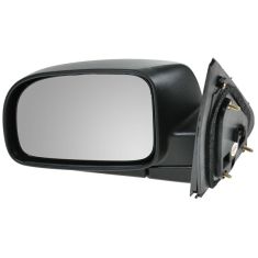 07-10 Hyundai Sante Fe Black Textured Power Heated Mirror LH