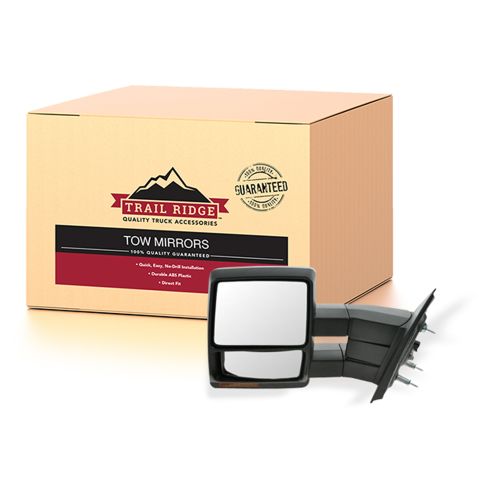 07-12 Ford F150 Power Heated w/Memory, Turn Signal, Puddle Light Towing PTM Cap Mirror LH (TR)