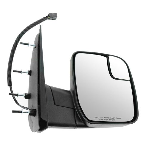 10-13 Ford Van (w/Integrated Spotter) Textured Black Power Mirror RH