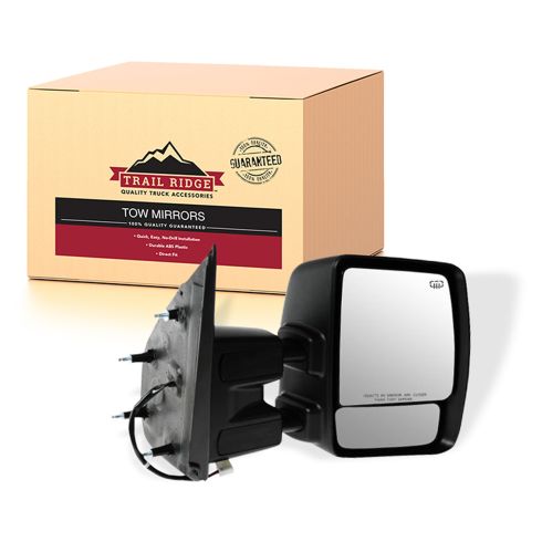 12-13 Nissan NV 1500, 2500, 3500 Power Heated w/Chrome Cap Tow Mirror RH (TR)