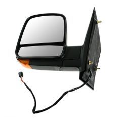 08-12 GM Full Size Van Power Heated w/TS Black Textured Mirror LH
