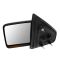 09-10 Ford F150 Power, Heated, w/Turn Signal Black Textured Mirror LH