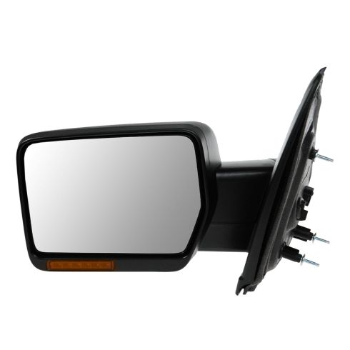 09-10 Ford F150 Power, Heated, w/Turn Signal Black Textured Mirror LH