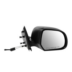 12-13 Nissan Versa Manual Remote Textured Black Mirror RH