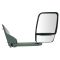 03-17 Chevy Express, GMC Savana Van Single Arm, Dual Glass Textured Black Manual Tow Mirror RH (TR)